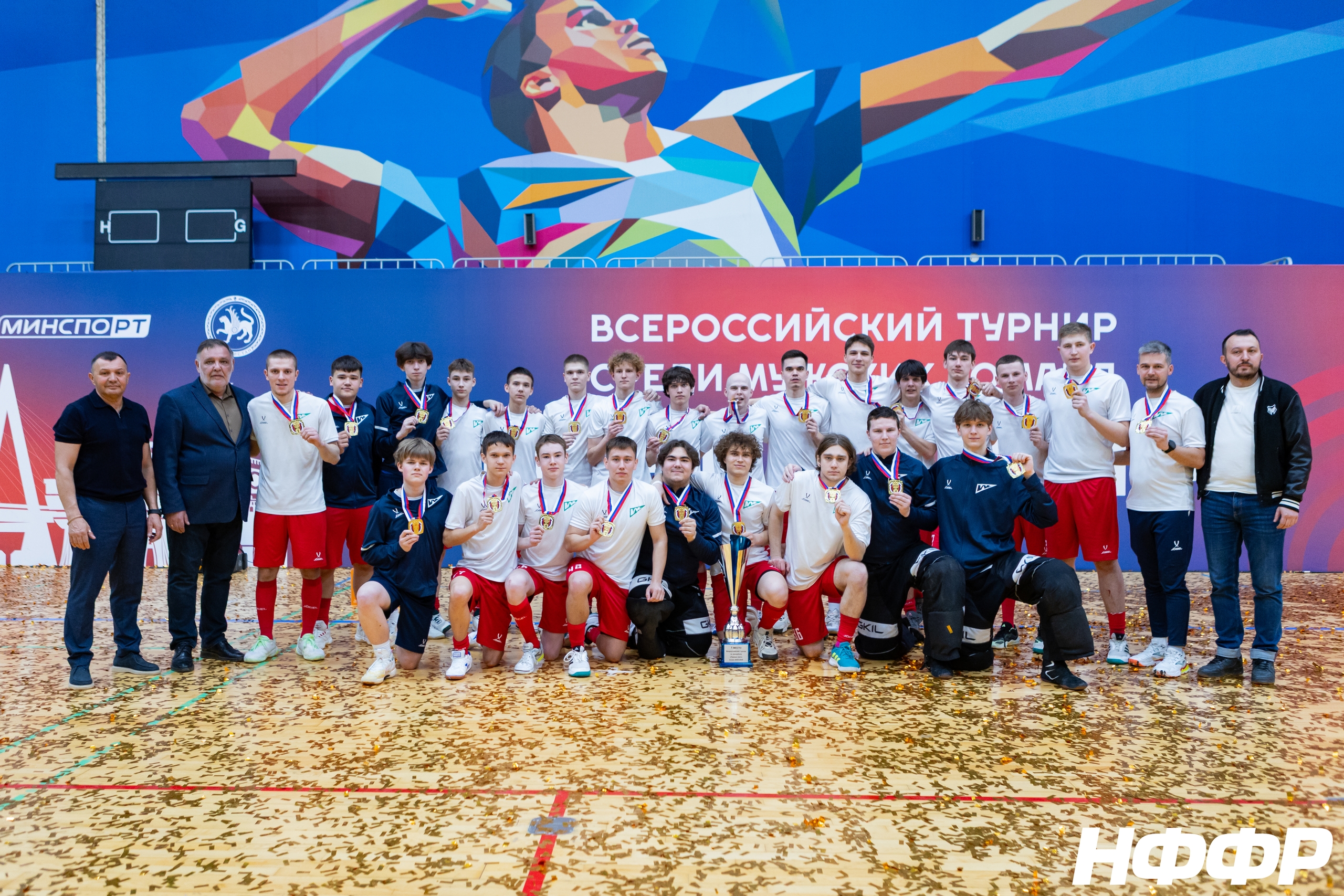 Команда флорбольного клуба Ирбис